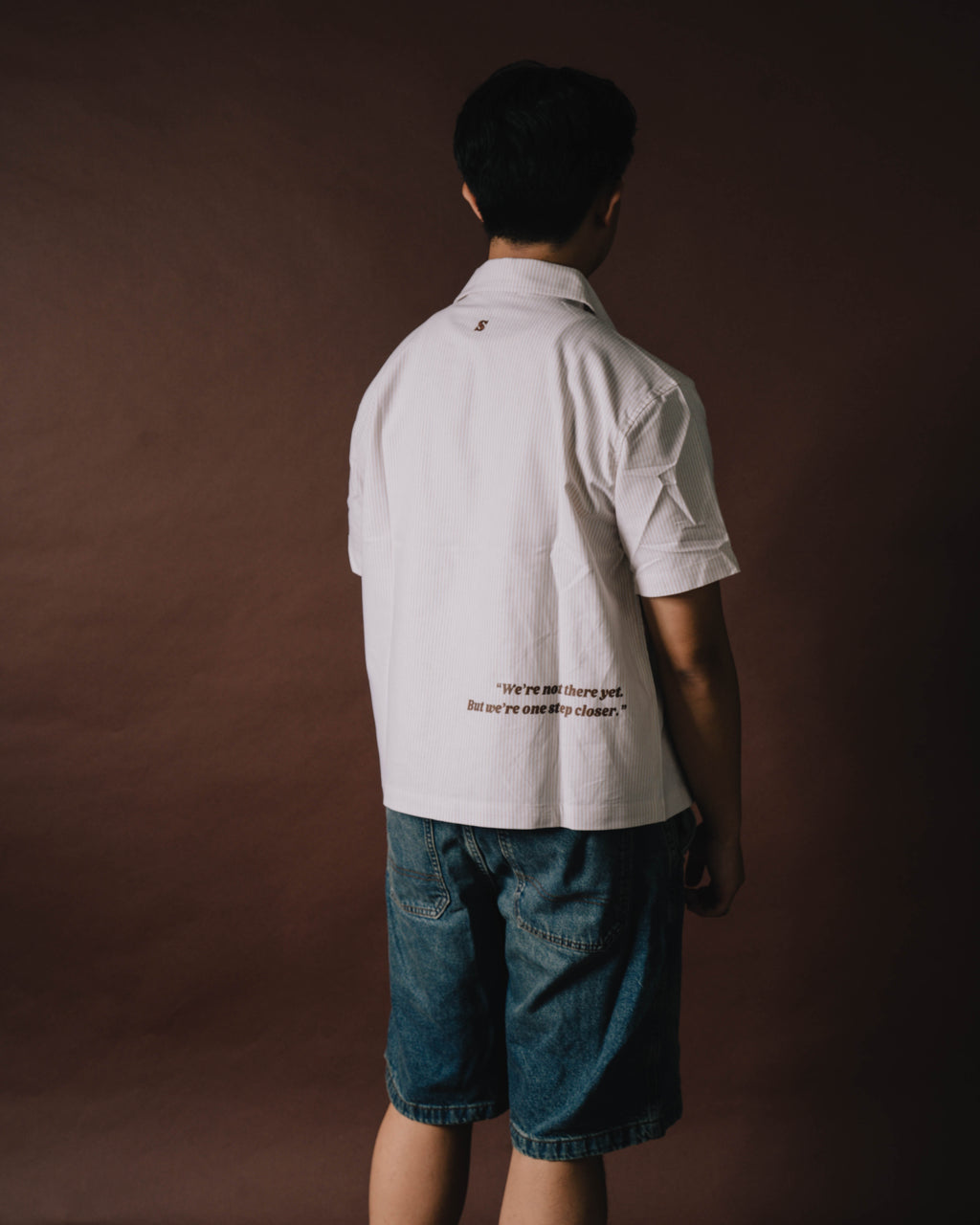 Soonr Pinstripe Shirt - Beige