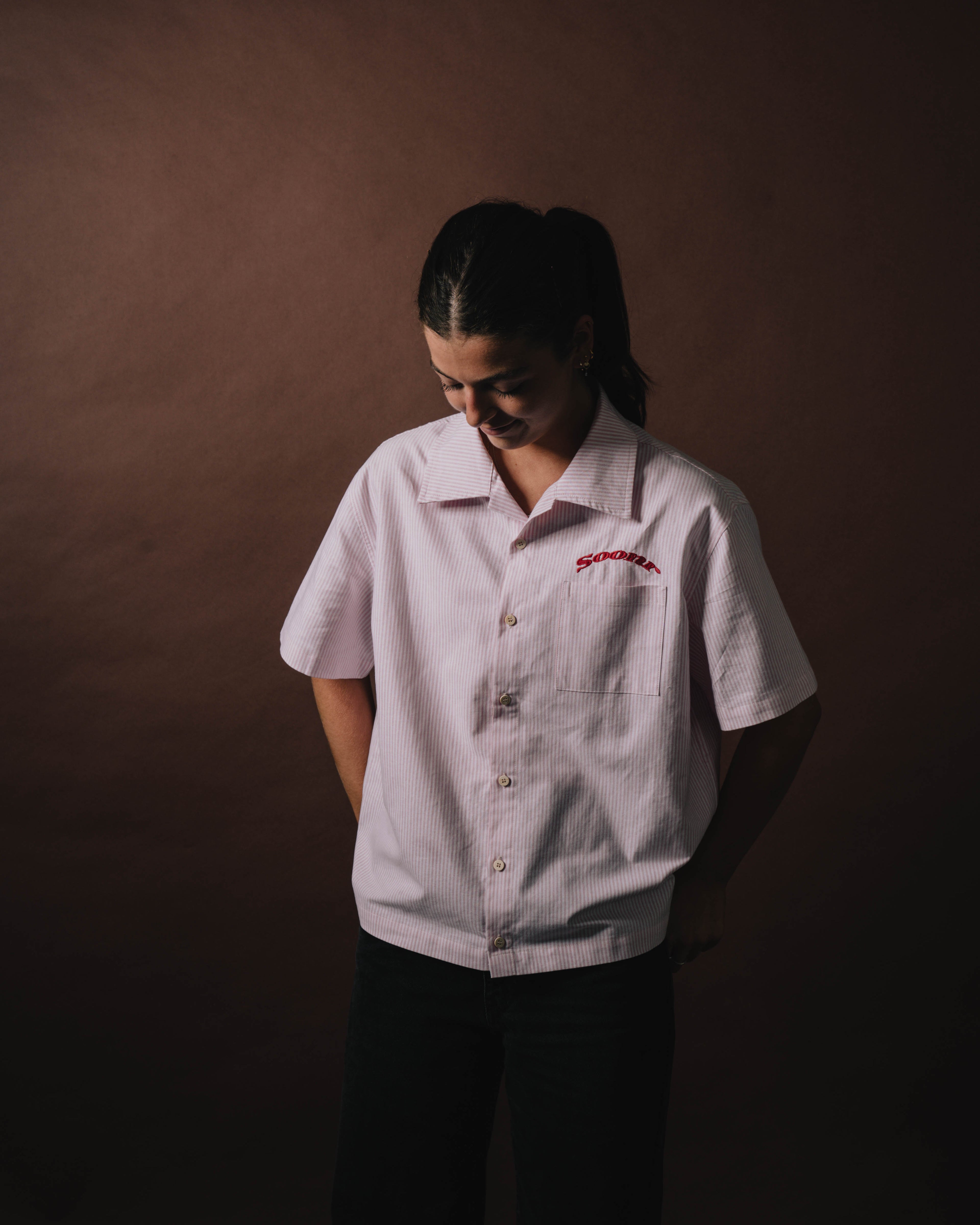 Soonr Pinstripe Shirt - Pink