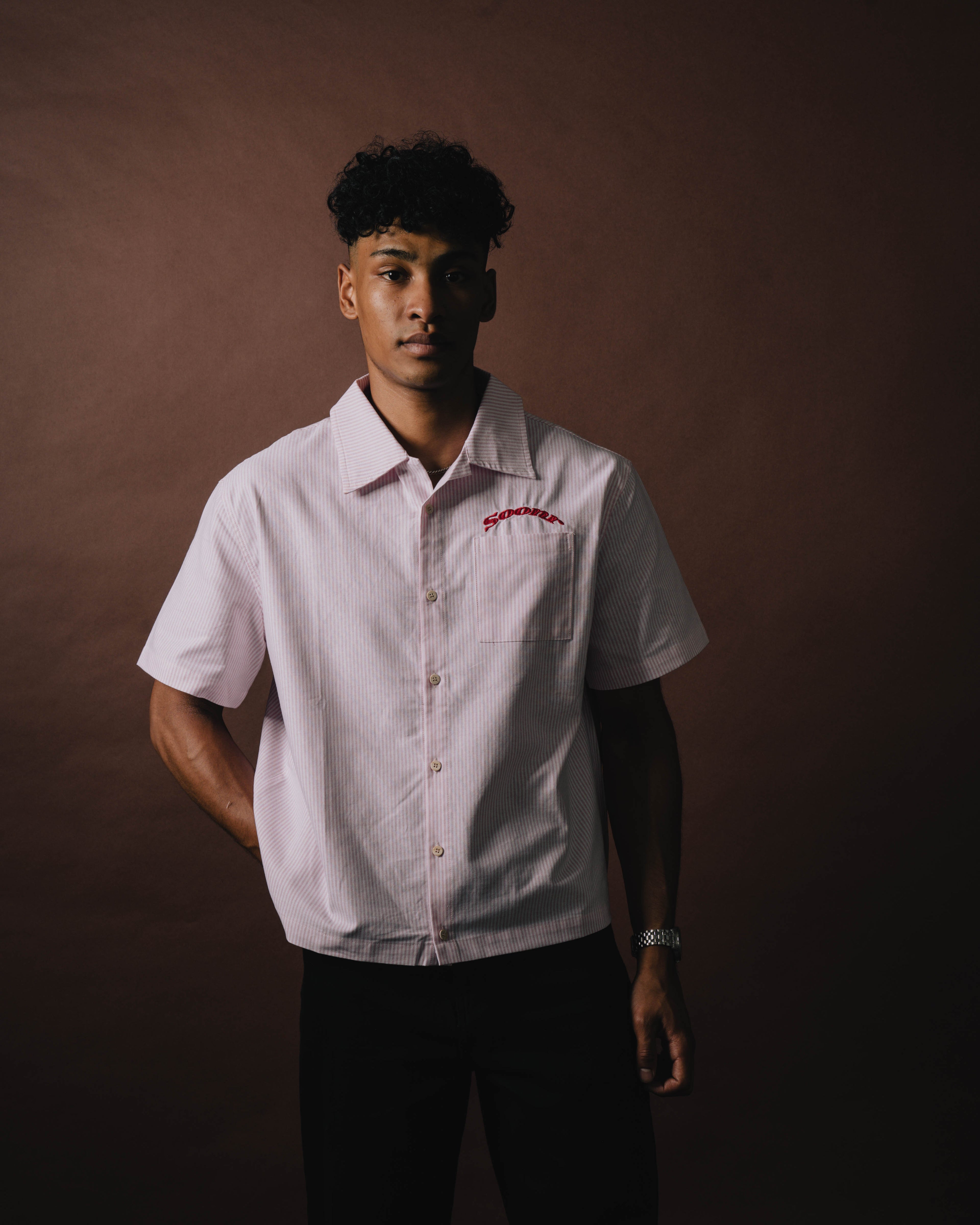 Soonr Pinstripe Shirt - Pink