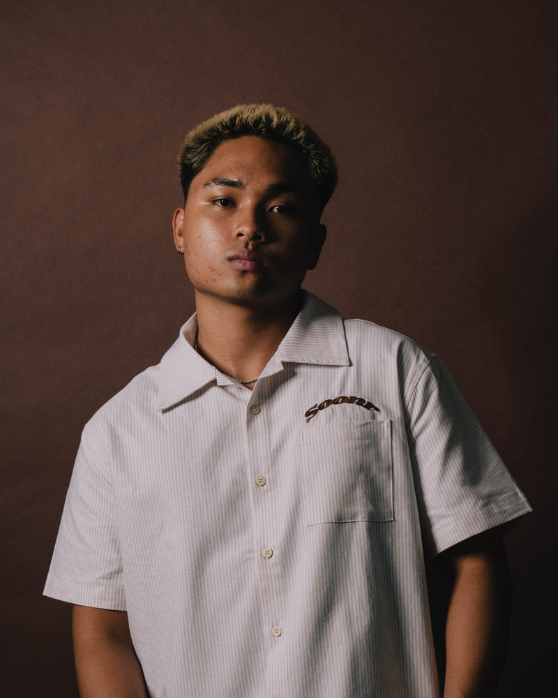 Soonr Pinstripe Shirt - Beige