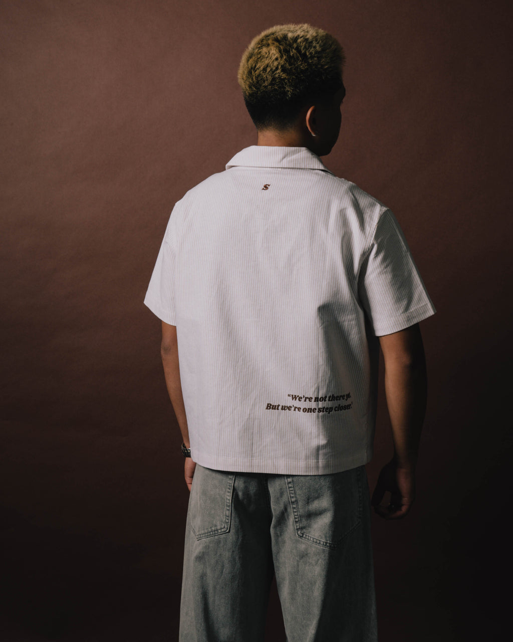 Soonr Pinstripe Shirt - Beige