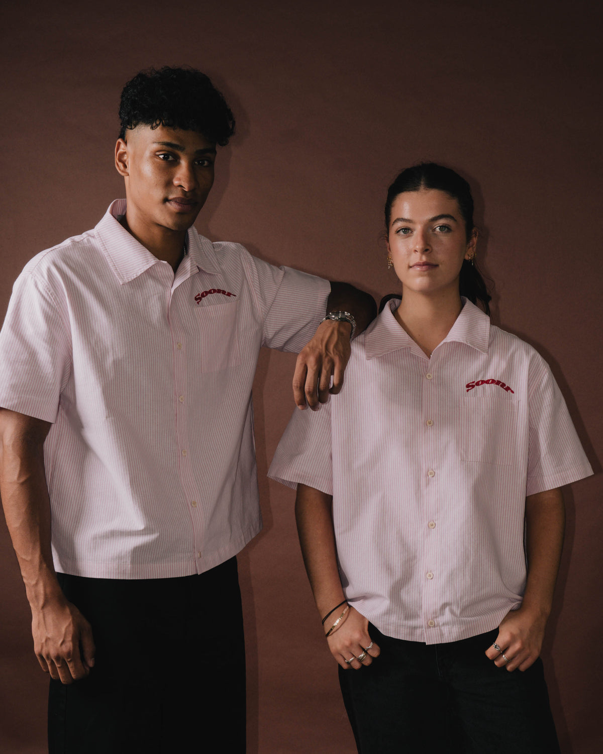 Soonr Pinstripe Shirt - Pink